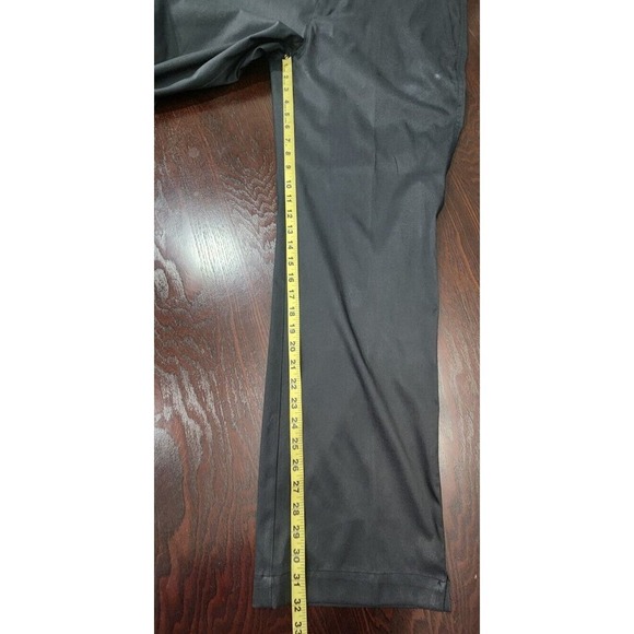 Nike Golf Pants Mens 35‎ x 32 Black Flat Front Dri-Fit Polyester - Picture 9 of 9